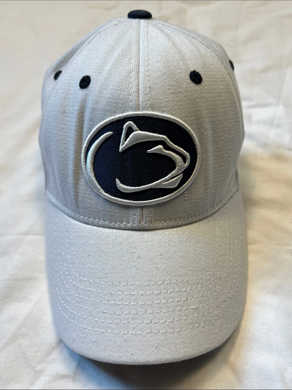 Penn State Nittany Lions Logo Baseball Cap - Gray/Navy